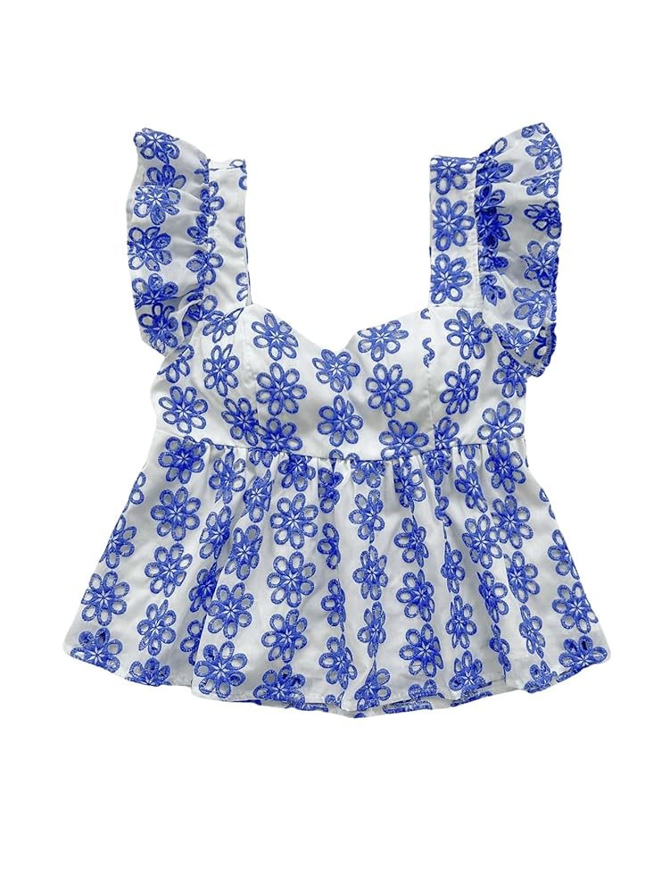 トップス sheller flower lace glitter peplum tops flower lace glitter peplum tops – shéller / シェリエ